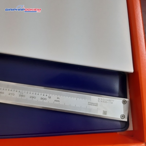 Thước cặp cơ khí Mitutoyo 530-119 0-12"/ 0-300mm/0.02mm 15 Thước cặp cơ khí Mitutoyo 530-119 0-12"/ 0-300mm/0.02mm - Ảnh 7