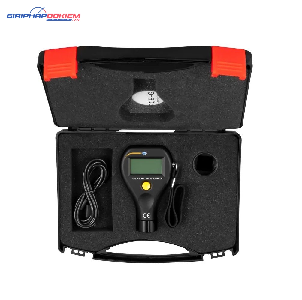 Máy đo độ bóng PCE PCE-GM 75-ICA có kèm chứng chỉ hiệu chuẩn ISO 10 Máy đo độ bóng PCE PCE-GM 75-ICA có kèm chứng chỉ hiệu chuẩn ISO - Ảnh 2