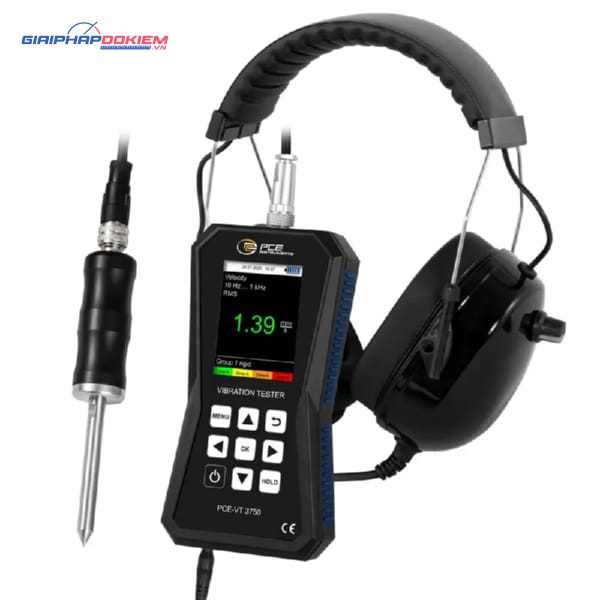 Máy đo gia tốc PCE PCE-VT 3750S 9 Máy đo gia tốc PCE PCE-VT 3750S