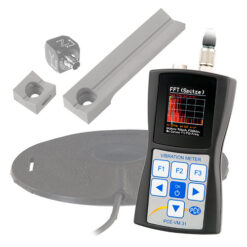 Máy đo gia tốc ba trục với cảm biến tay-cánh tay và toàn thân PCE PCE-VM 31-HAWB