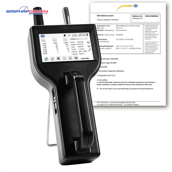 Máy đo chất lượng không khí PCE PCE-PQC 12EU Bao gồm Giấy chứng nhận hiệu chuẩn 6 Máy đo chất lượng không khí PCE PCE-PQC 12EU Bao gồm Giấy chứng nhận hiệu chuẩn