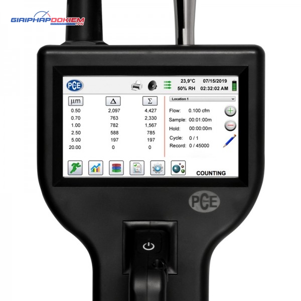 Máy đo chất lượng không khí PCE PCE-PQC 12EU Bao gồm Giấy chứng nhận hiệu chuẩn 11 Máy đo chất lượng không khí PCE PCE-PQC 12EU Bao gồm Giấy chứng nhận hiệu chuẩn - Ảnh 6