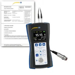 Máy đo độ dày PCE PCE-TG 300-NO5-ICA bao gồm chứng chỉ hiệu chuẩn ISO