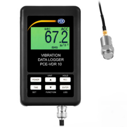 Máy đo gia tốc PCE PCE-VDR 10-ICA bao gồm Giấy chứng nhận hiệu chuẩn ISO 22 pce instruments vibration meter pce vdr 10 ica incl. iso calibration certificate 5953035 1576918