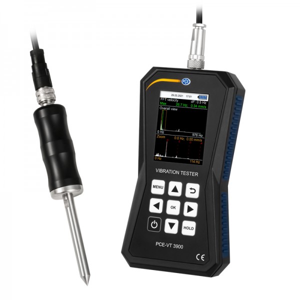 Máy đo gia tốc PCE PCE-VT 3900S 12 Máy đo gia tốc PCE PCE-VT 3900S