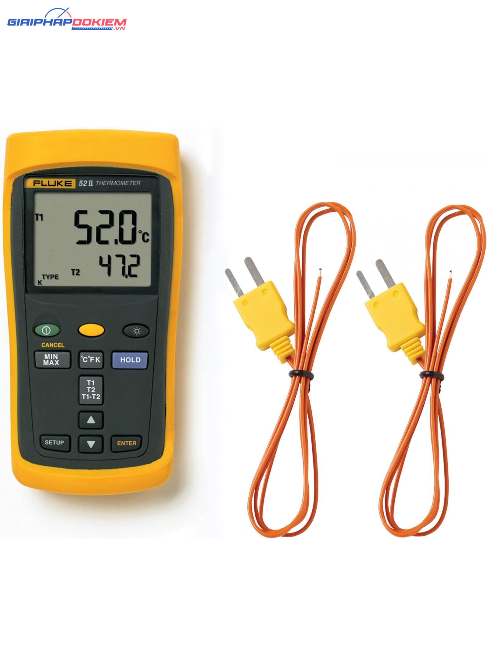 Máy đo nhiệt độ Fluke 52 II 9 Máy đo nhiệt độ Fluke 52 II - Ảnh 2