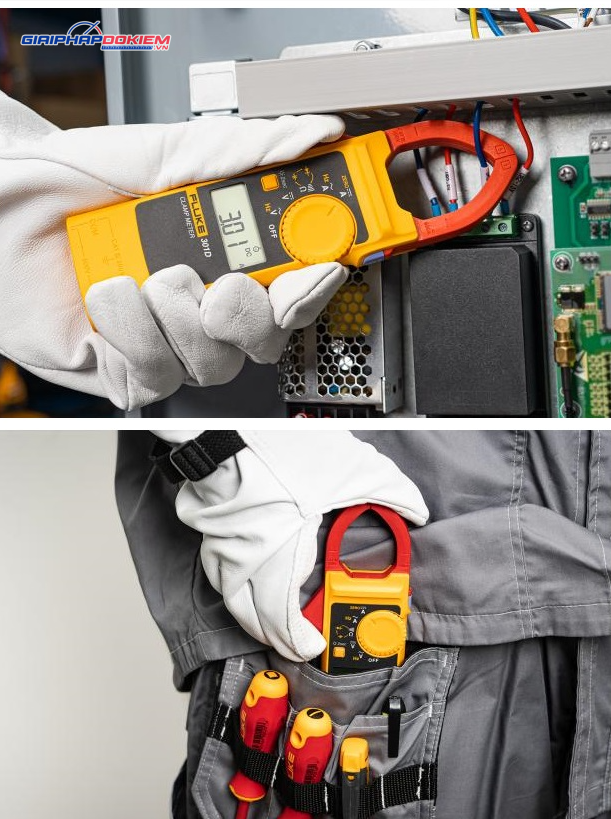 Ampe Kìm Đo Dòng AC/DC Fluke 301D 9 Ampe Kìm Đo Dòng AC/DC Fluke 301D - Ảnh 2