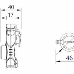 Máy đo khí H2S Senko SGTP-H2S (0~100ppm) 20 stg drawing2