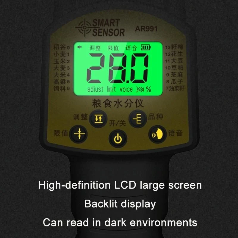 Máy đo độ ẩm hạt nông sản Smartsensor AR991 9 Máy đo độ ẩm hạt nông sản Smartsensor AR991 - Ảnh 3