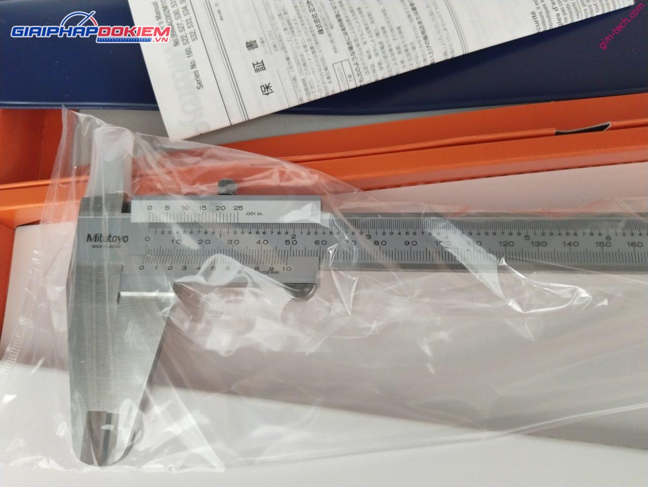 Thước cặp cơ khí Mitutoyo 530-119 0-12"/ 0-300mm/0.02mm 13 Thước cặp cơ khí Mitutoyo 530-119 0-12"/ 0-300mm/0.02mm - Ảnh 5