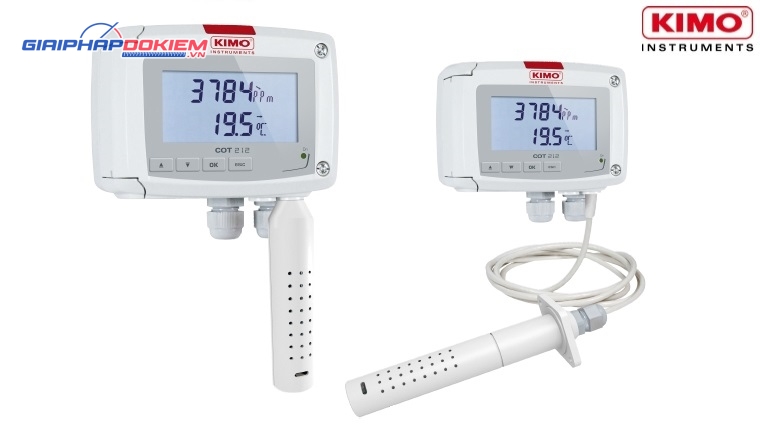 Máy đo khí CO2 và nhiệt độ KIMO COT212 6 Máy đo khí CO2 và nhiệt độ KIMO COT212 - Ảnh 2