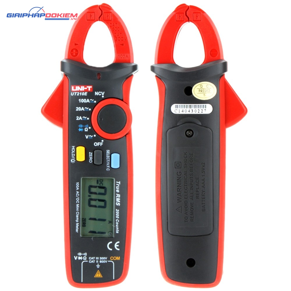 Ampe kìm AC/DC UNI-T UT210E 14 Ampe kìm AC/DC UNI-T UT210E - Ảnh 7