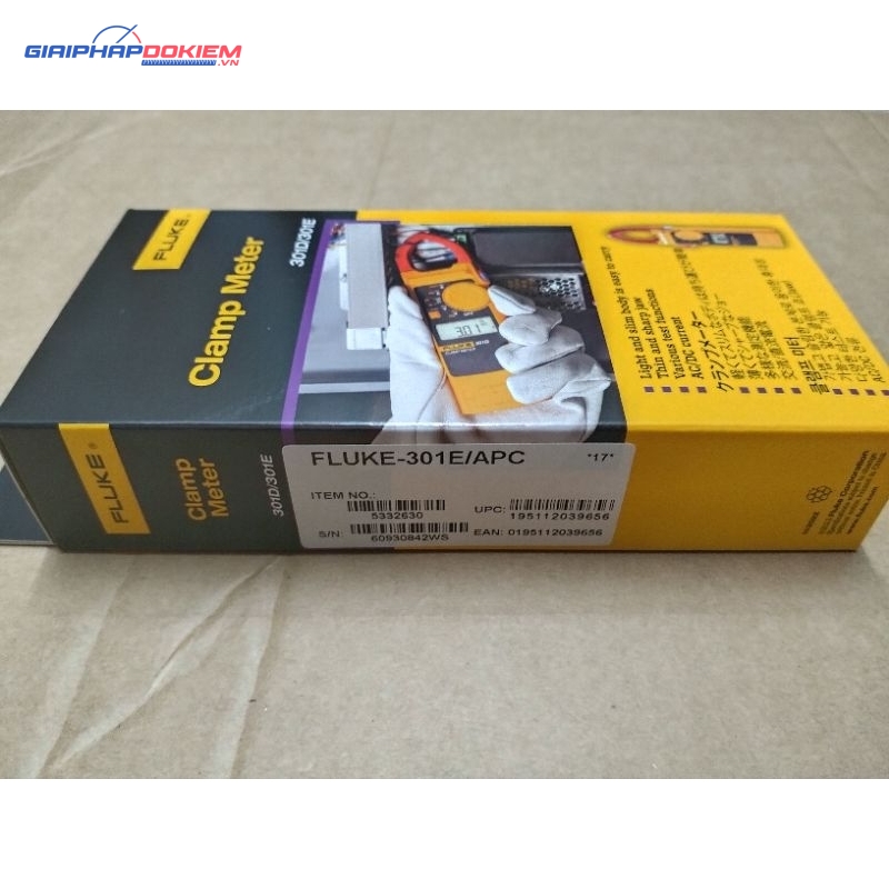 Ampe Kìm Đo Dòng AC/DC Fluke 301E 17 Ampe Kìm Đo Dòng AC/DC Fluke 301E - Ảnh 5