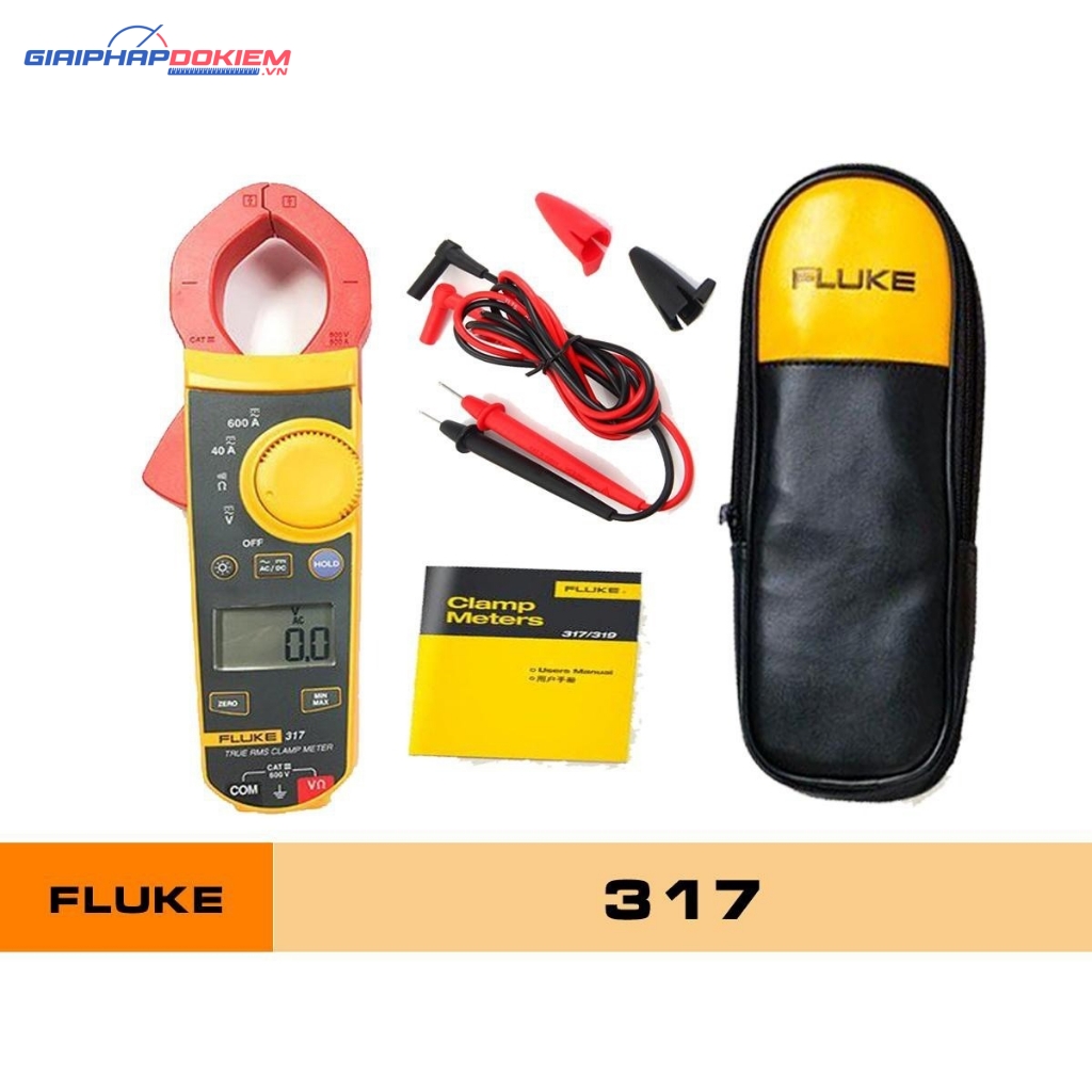Ampe Kìm Đo Dòng AC/DC Fluke 317 10 Ampe Kìm Đo Dòng AC/DC Fluke 317 - Ảnh 3