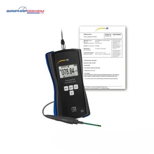 Máy đo Gauss độ chính xác cao PCE PCE-MFM 2400-ICA bao gồm Chứng nhận hiệu chuẩn ISO 10 PCE-MFM 2400-ICA