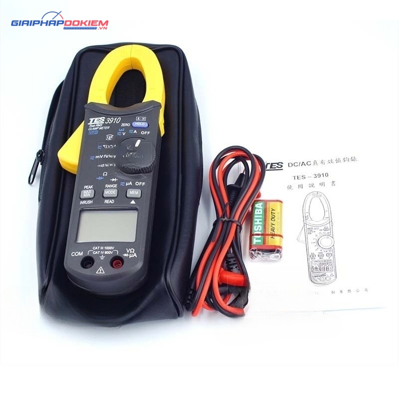 Ampe kìm đo dòng AC/DC TES 3910 14 Ampe kìm đo dòng AC/DC TES 3910 - Ảnh 7
