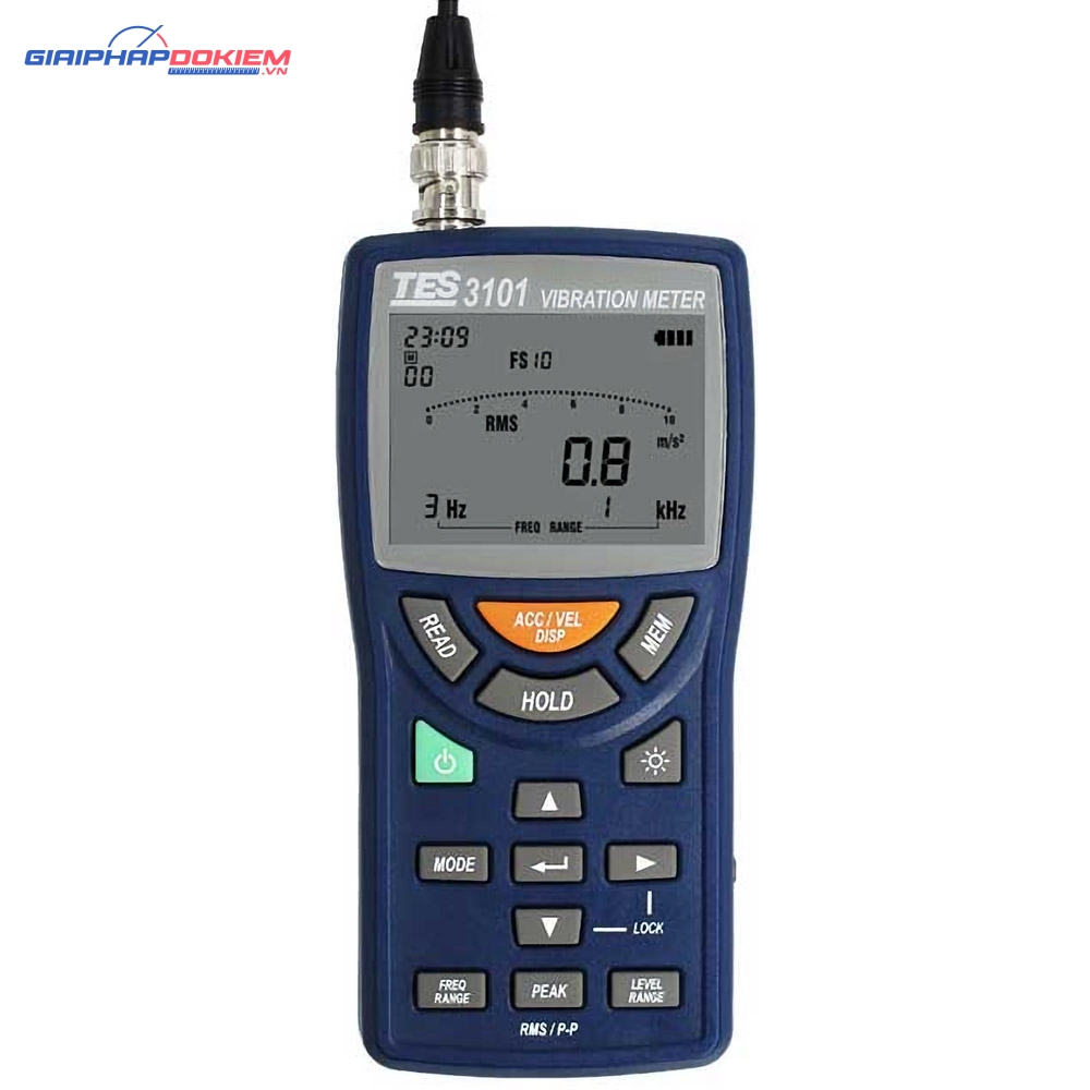 Máy đo độ rung TES 3101 8 Máy đo độ rung TES 3101