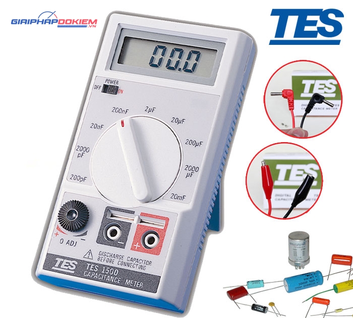 Đồng hồ đo điện dung TES 1500 17 Đồng hồ đo điện dung TES 1500 - Ảnh 12