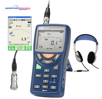 Máy đo độ rung TES 3101 10 Máy đo độ rung TES 3101 - Ảnh 3