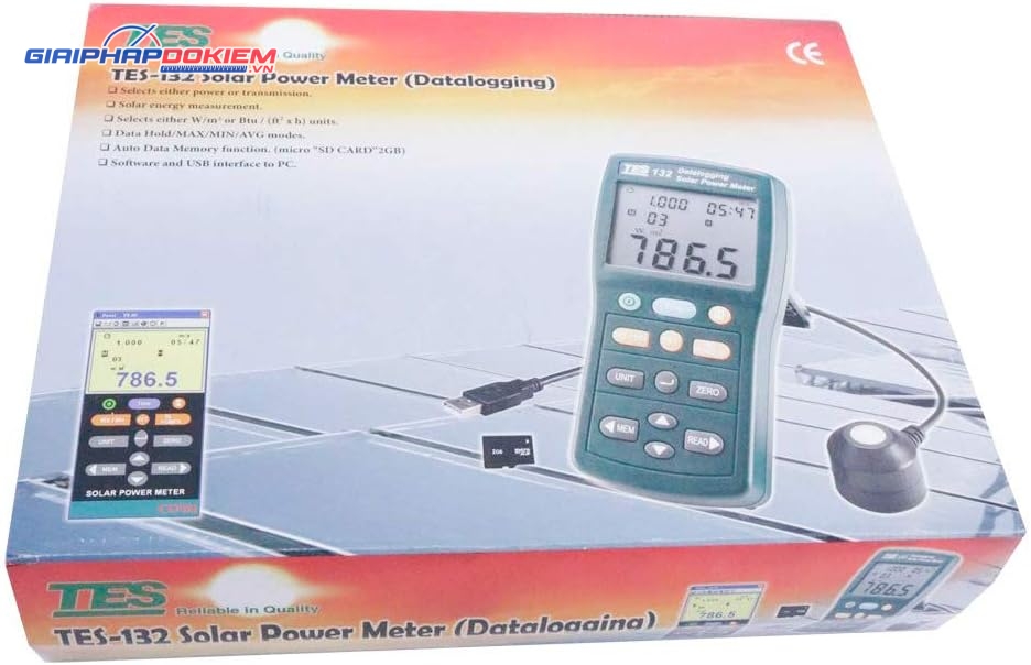 Máy đo năng lượng mặt trời TES 132 11 Máy đo năng lượng mặt trời TES 132 - Ảnh 4