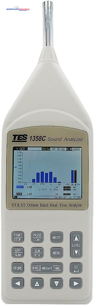 Máy đo âm thanh TES 1358C 17 Máy đo âm thanh TES 1358C - Ảnh 12