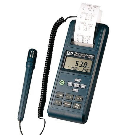 Máy đo nhiệt độ độ ẩm tích hợp máy in TES 1362 12 Máy đo nhiệt độ độ ẩm tích hợp máy in TES 1362 - Ảnh 6