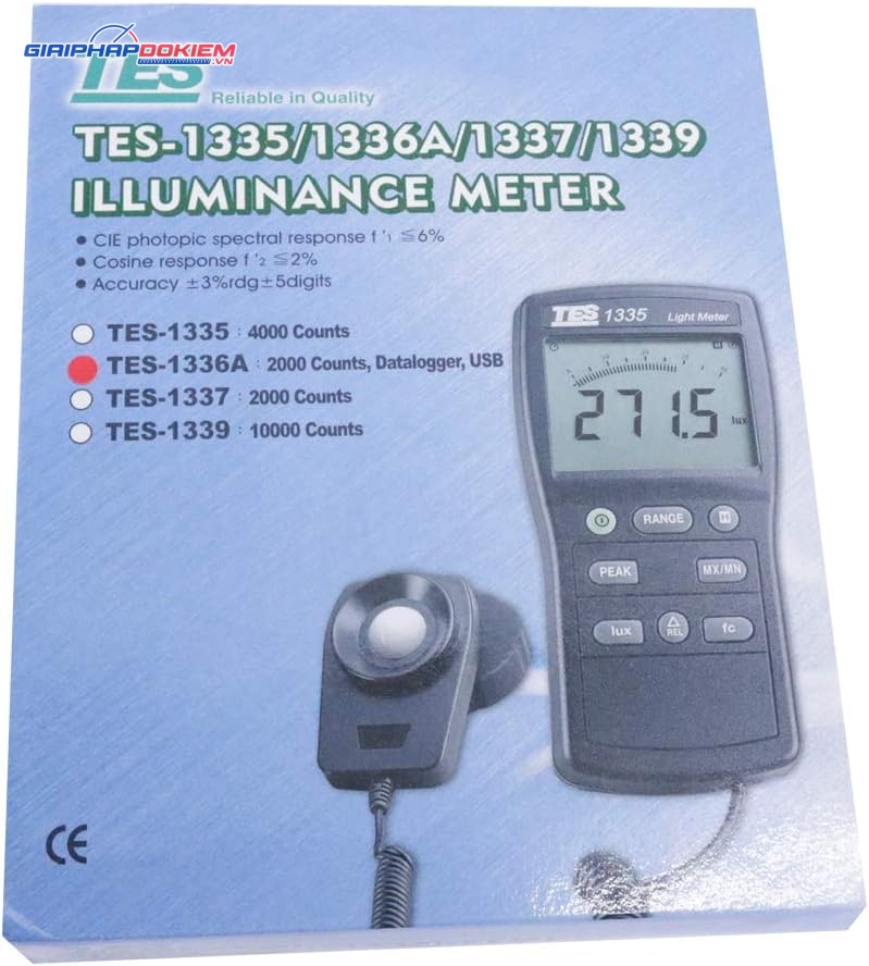 Máy đo cường độ ánh sáng TES 1336A 21 Máy đo cường độ ánh sáng TES 1336A - Ảnh 11