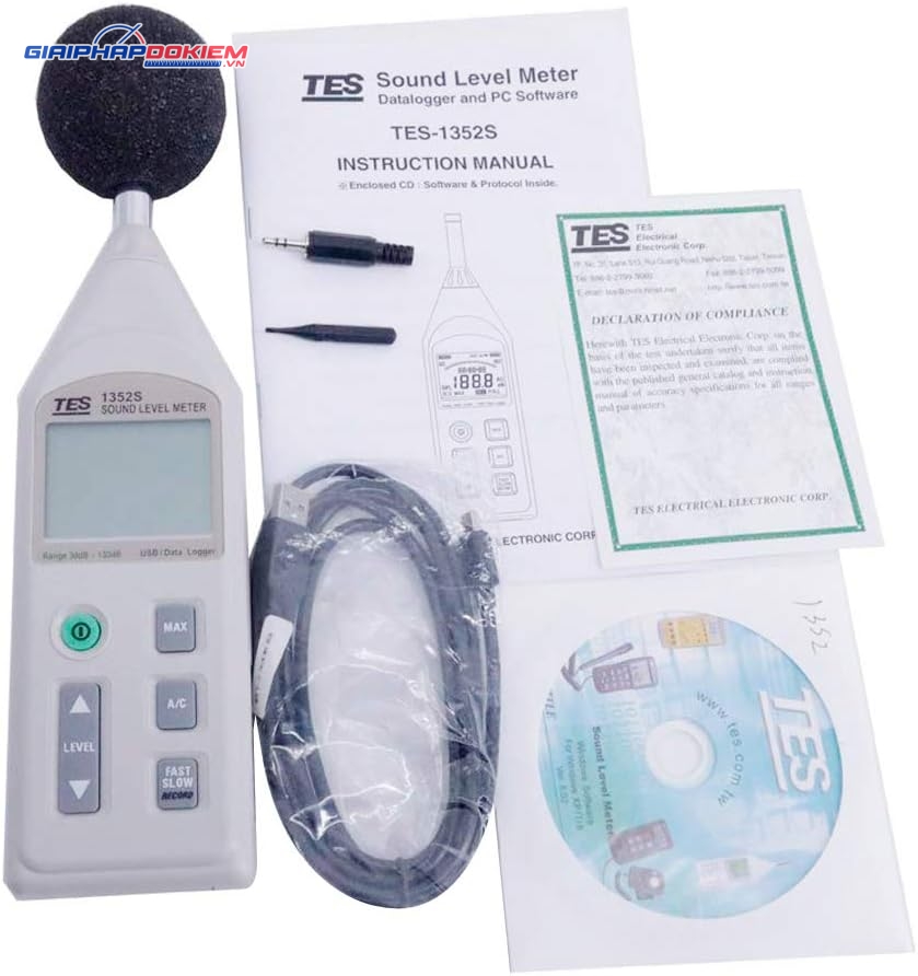 Máy đo độ ồn TES 1352S 20 Máy đo độ ồn TES 1352S - Ảnh 8