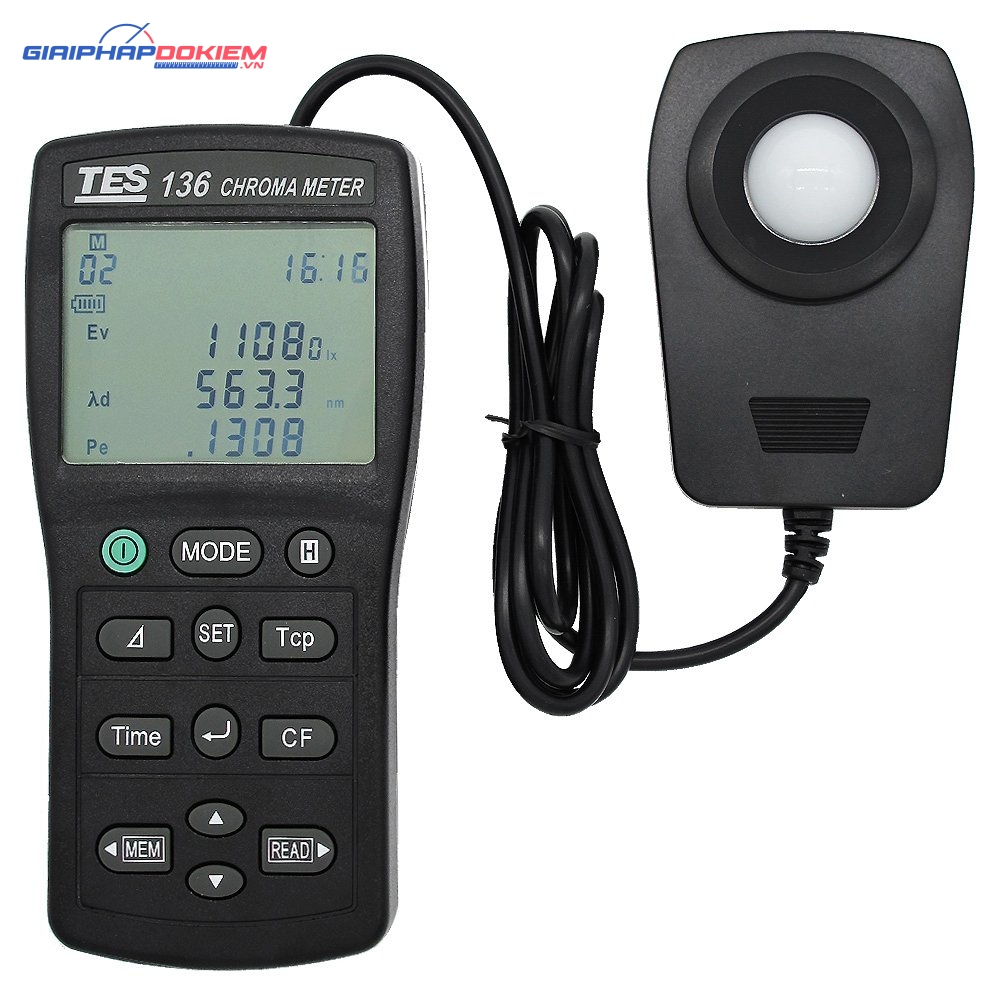 Máy đo ánh sáng TES 136 13 Máy đo ánh sáng TES 136