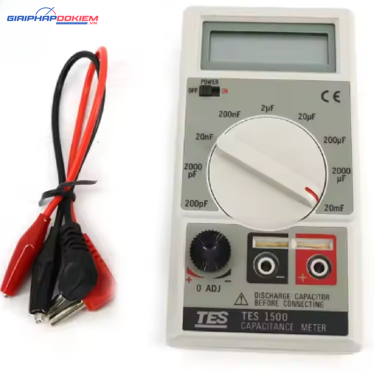Đồng hồ đo điện dung TES 1500 14 Đồng hồ đo điện dung TES 1500 - Ảnh 9