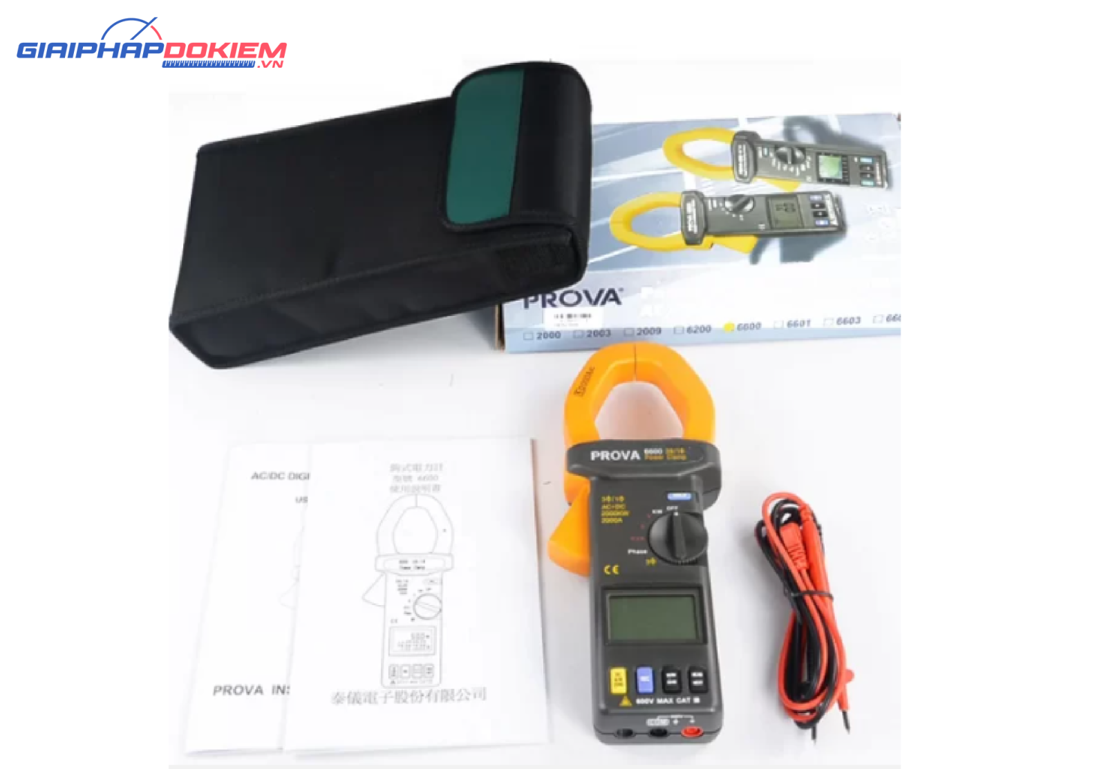 Ampe kìm đo công suất AC/DC Prova 6601 11 Ampe kìm đo công suất AC/DC Prova 6601 - Ảnh 5