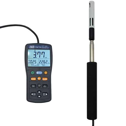 Máy đo tốc độ gió TES 1341N 15 Máy đo tốc độ gió TES 1341N - Ảnh 6