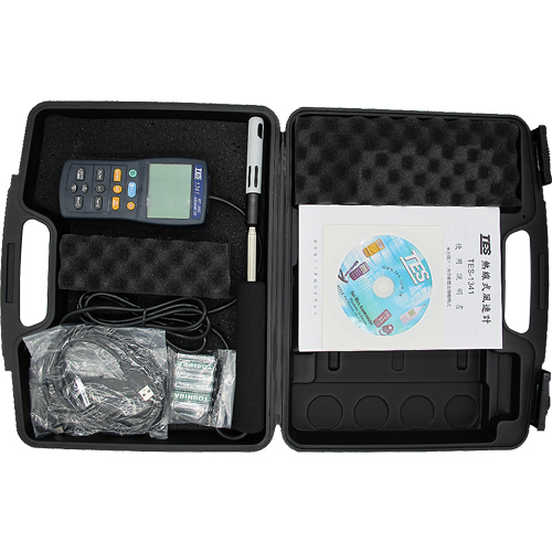 Máy đo tốc độ gió TES 1341N 12 Máy đo tốc độ gió TES 1341N - Ảnh 3