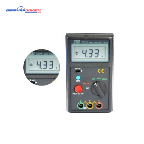 Máy đo điện trở đất TES 1605 9 Máy đo điện trở đất TES 1605 - Ảnh 2
