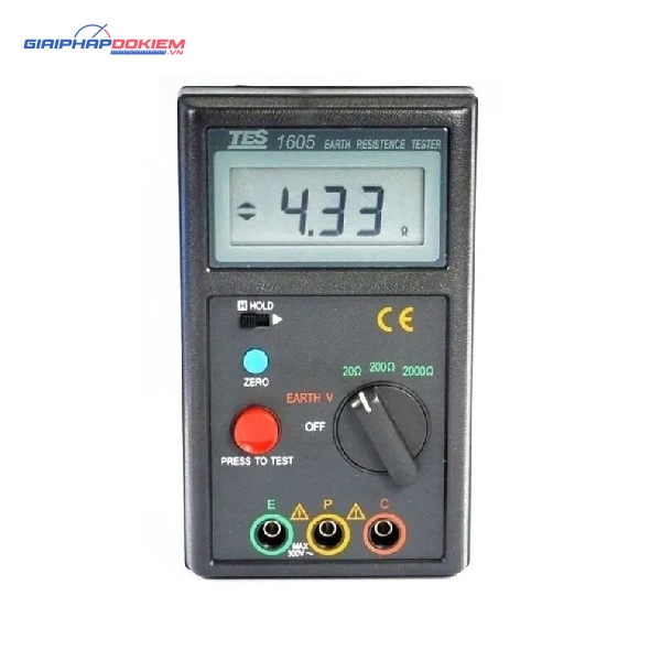 Máy đo điện trở đất TES 1605 8 Máy đo điện trở đất TES 1605