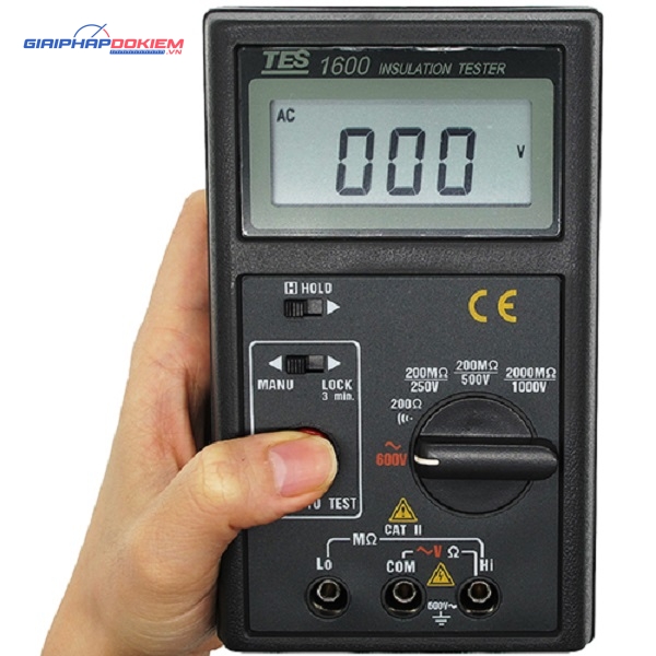 Máy đo điện trở cách điện TES-1600 12 Máy đo điện trở cách điện TES-1600 - Ảnh 2