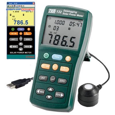 Máy đo năng lượng mặt trời TES 132 9 Máy đo năng lượng mặt trời TES 132 - Ảnh 2