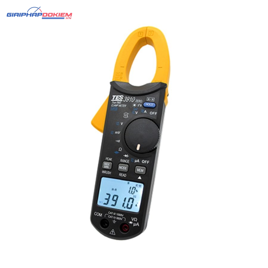 Ampe kìm đo dòng AC/DC TES 3910 8 Ampe kìm đo dòng AC/DC TES 3910