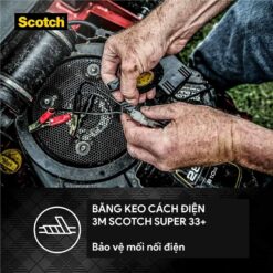 bang keo cach dien vinyl 3m scotch super 33 Super 33 Plus Web 3
