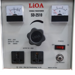 Biến Áp Vô Cấp 1 Pha LiOA SD-2510