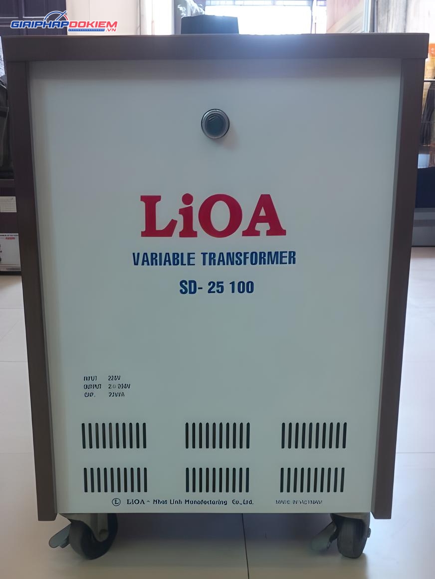 Biến Áp Vô Cấp 1 Pha LiOA SD-25100 3 Biến Áp Vô Cấp 1 Pha LiOA SD-25100