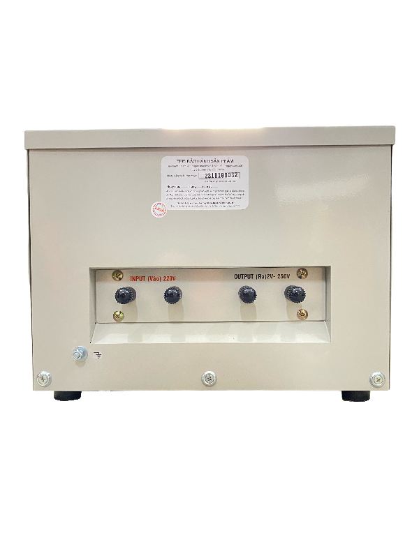 Biến Áp Vô Cấp 1 Pha LiOA SD-2525 2 Biến Áp Vô Cấp 1 Pha LiOA SD-2525