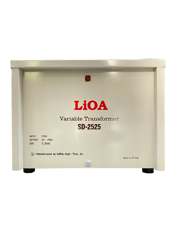 Biến Áp Vô Cấp 1 Pha LiOA SD-2525 1 Biến Áp Vô Cấp 1 Pha LiOA SD-2525