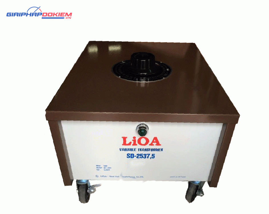 Biến Áp Vô Cấp 1 Pha LiOA SD-2537.5 1 Biến Áp Vô Cấp 1 Pha LiOA SD-2537.5