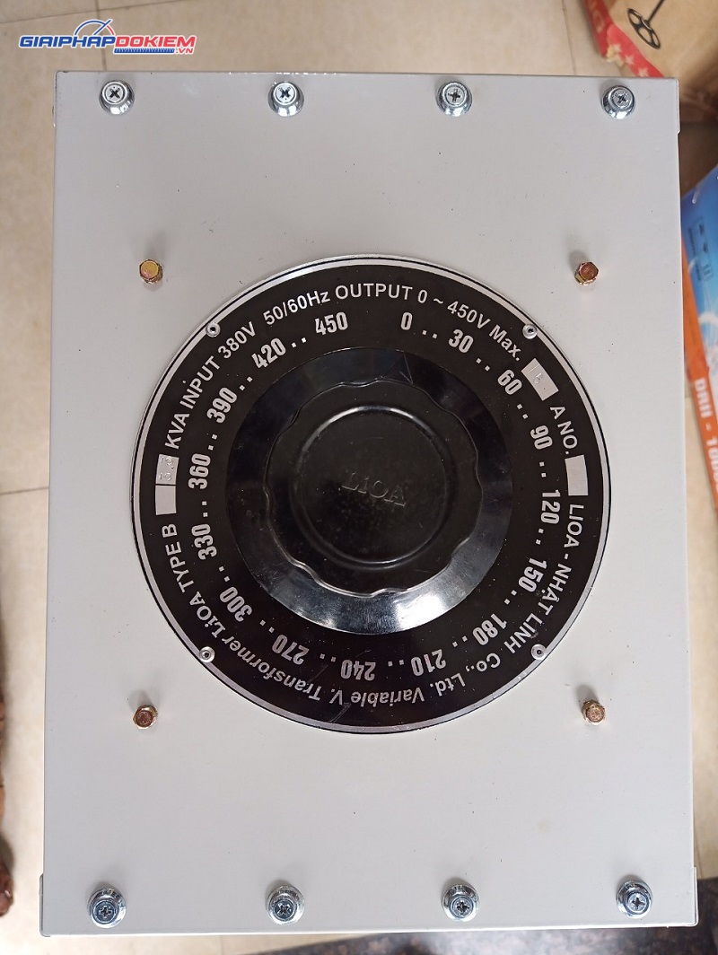 Biến Áp Vô Cấp 3 Pha LiOA S3-4310 3 Biến Áp Vô Cấp 3 Pha LiOA S3-4325