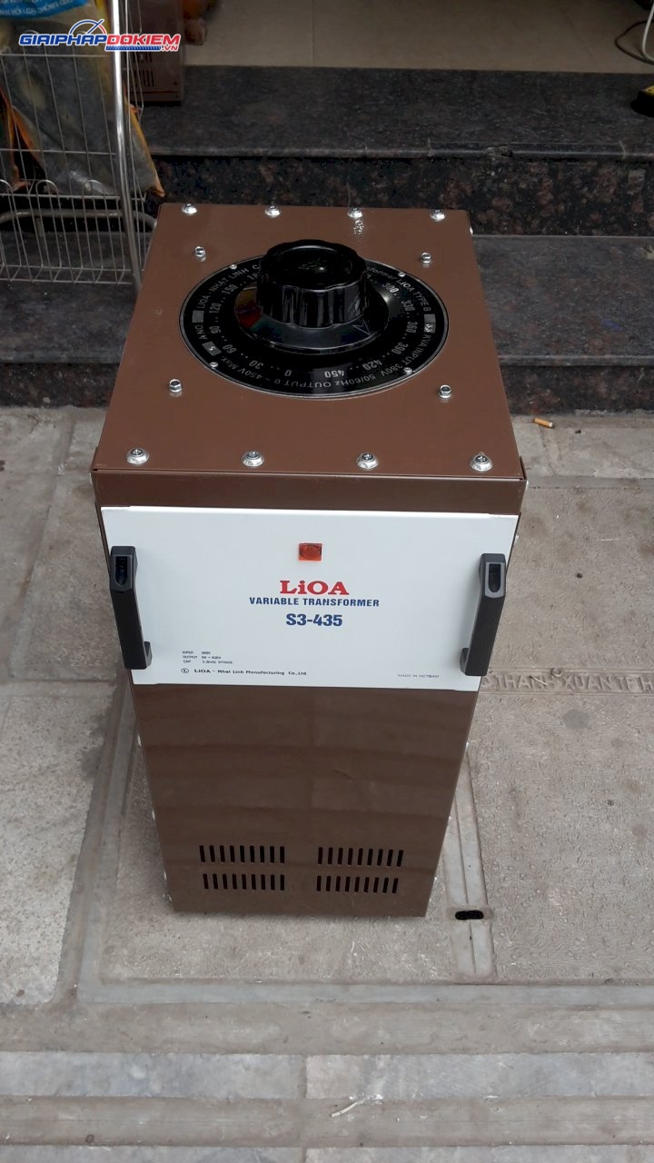 Biến Áp Vô Cấp 3 Pha LiOA S3-435 2 Biến Áp Vô Cấp 3 Pha LiOA S3-435 - Ảnh 2