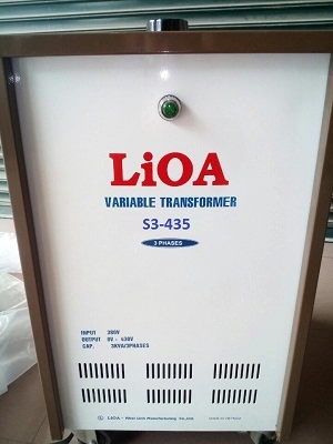 Biến Áp Vô Cấp 3 Pha LiOA S3-435 1 Biến Áp Vô Cấp 3 Pha LiOA S3-435