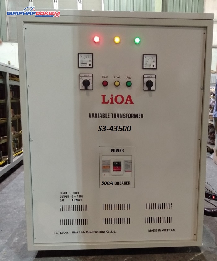 Biến Áp Vô Cấp 3 Pha LiOA S3-43500 2 Biến Áp Vô Cấp 3 Pha LiOA S3-43500