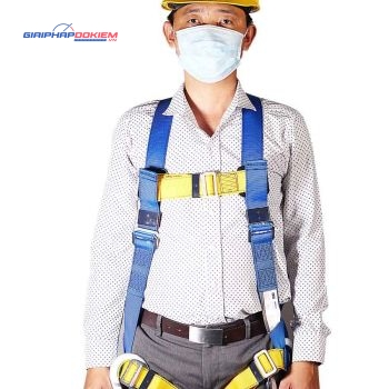 Bộ dây đai toàn thân kèm dây kết nối 2 móc 3M 4 Bộ dây đai toàn thân kèm dây kết nối 2 móc 3M