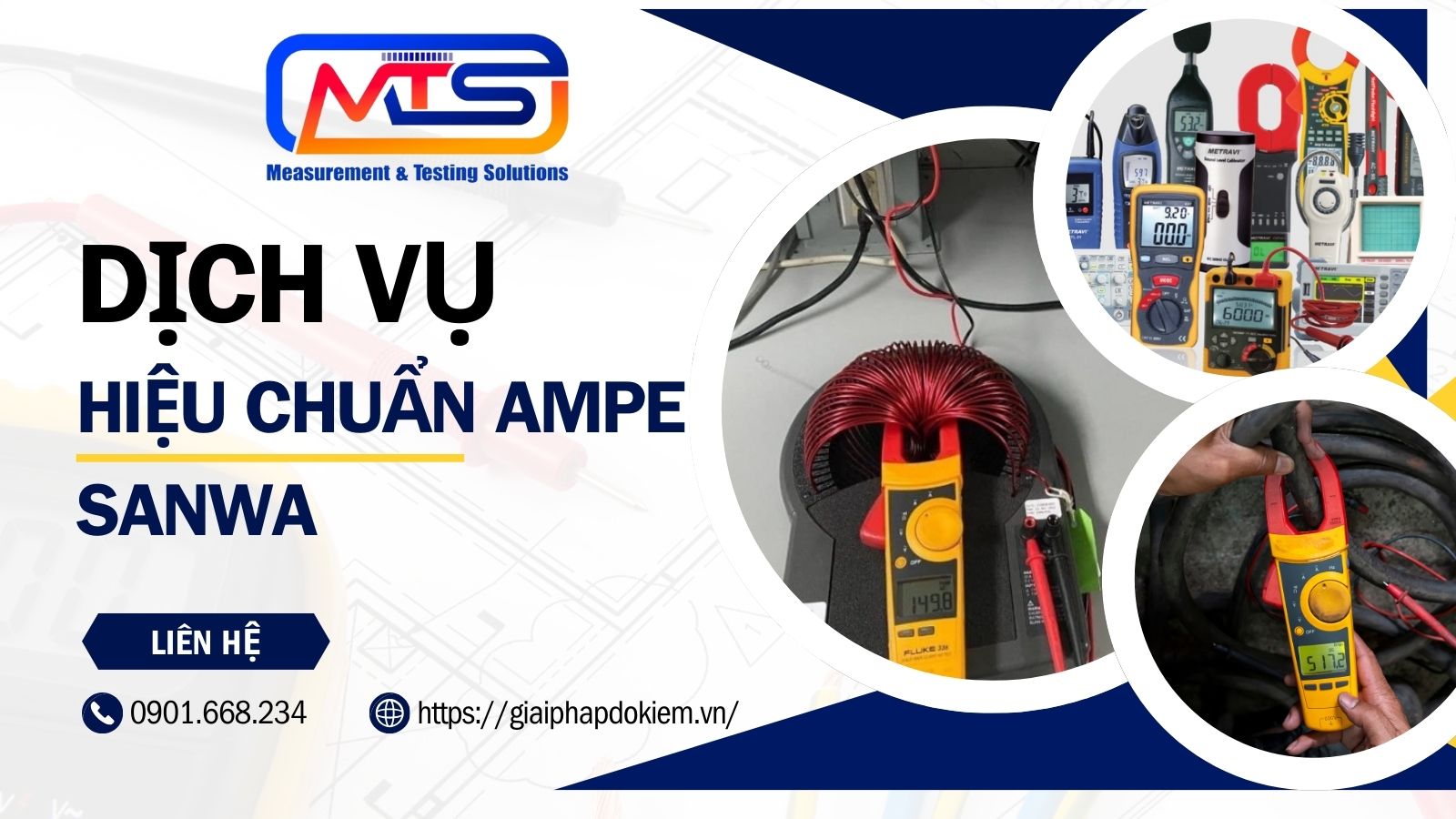 Dịch vụ hiệu chuẩn ampe kìm Sanwa nhanh chóng, chính xác